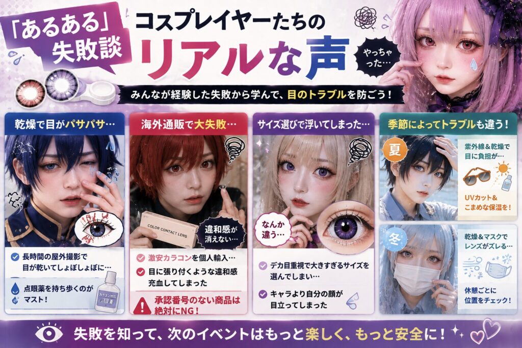 「あるある」失敗談｜コスプレイヤーたちのリアルな声