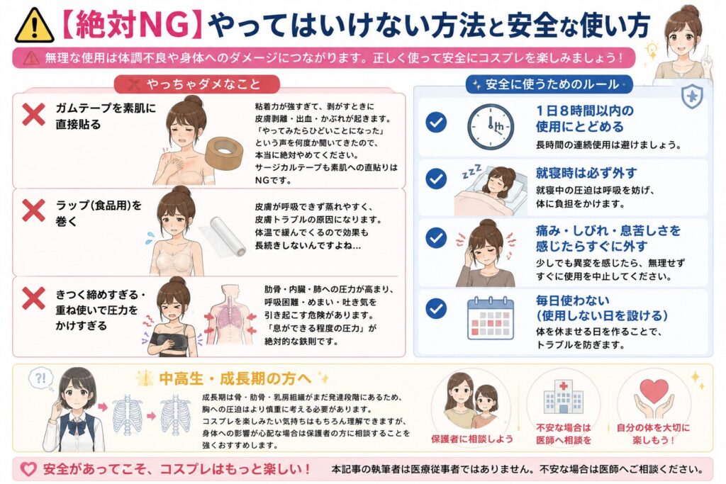 【絶対NG】やってはいけない方法と安全な使い方