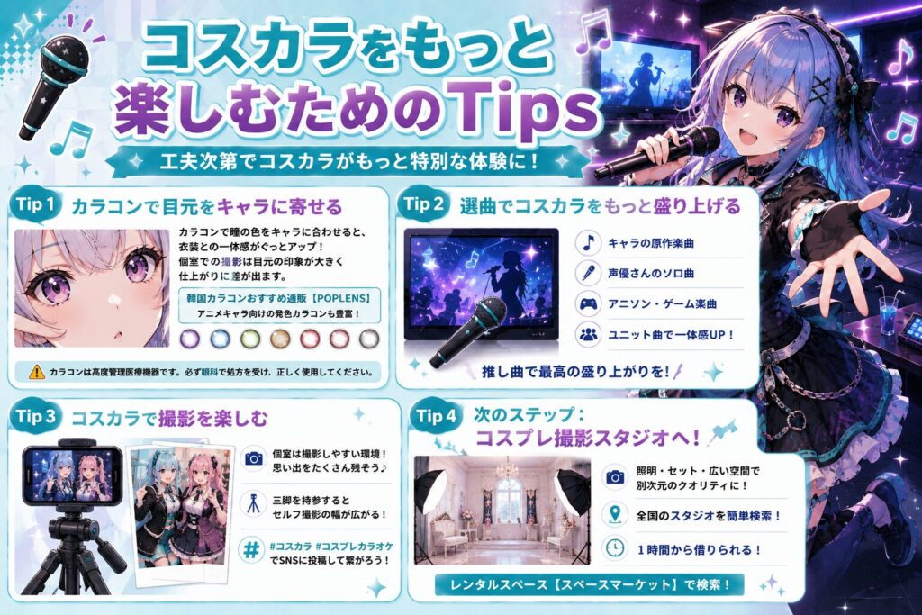 コスカラをもっと楽しむためのTips